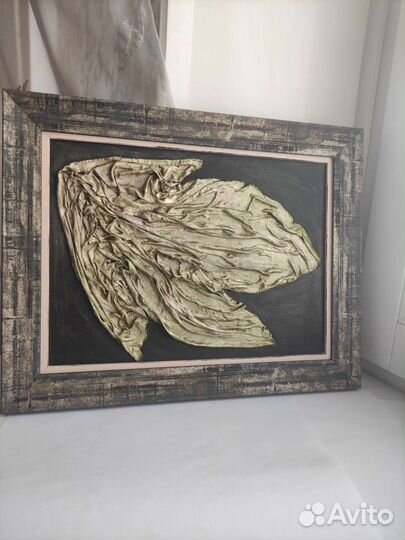 Интерьерная Картина золотая и серебряная