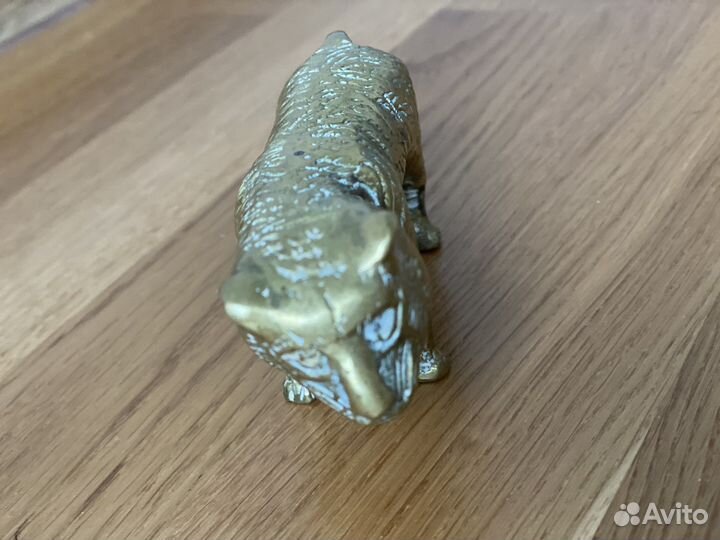 Бронзовая статуэтка тигра(тайланд)