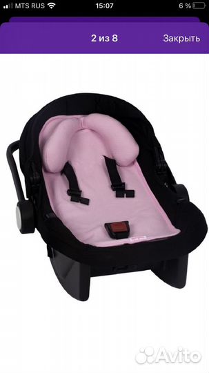 Анатомический матрас в автокресло