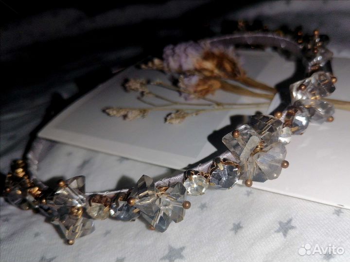 Ободок для волос ручной работы