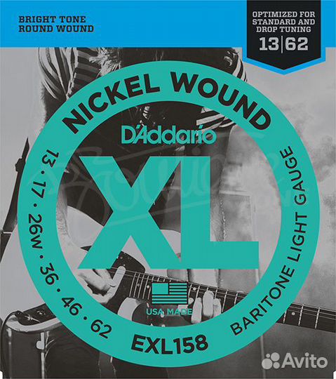 D'Addario EXL158 XL Nickel Wound струны для элект