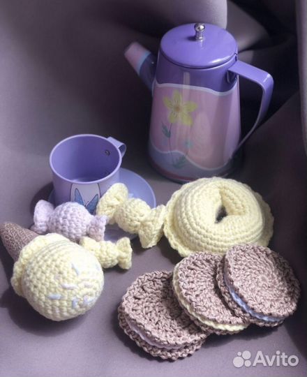 Вязаные игрушки ручной работы
