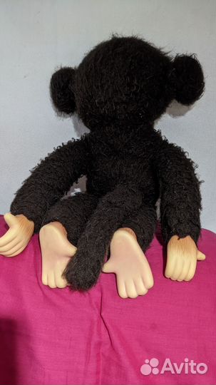 Игрушка Обезьяна с мягконабивным телом. СССР