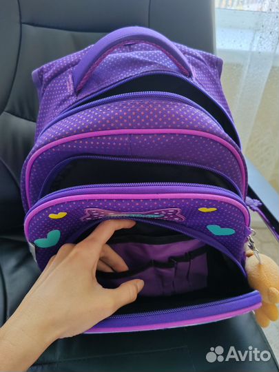 Анатомический школьный рюкзак для девочки 1-4 кл