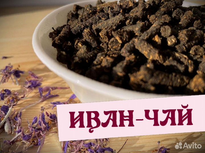 Иван-чай кипрей, душистый, 1000 грамм, свежий 2023