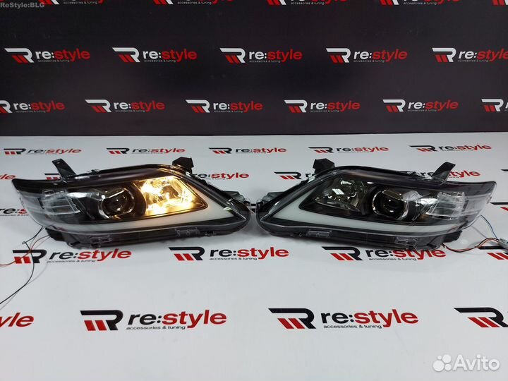 Фары Toyota Camry 40 Lexus Style Темные Vland