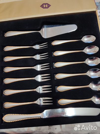 Набор подарочный приборы для десерта