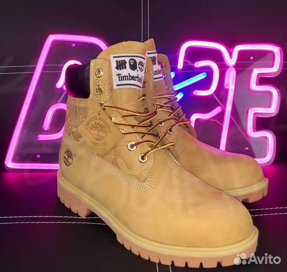 Ботинки Timberland Bape Undefeated