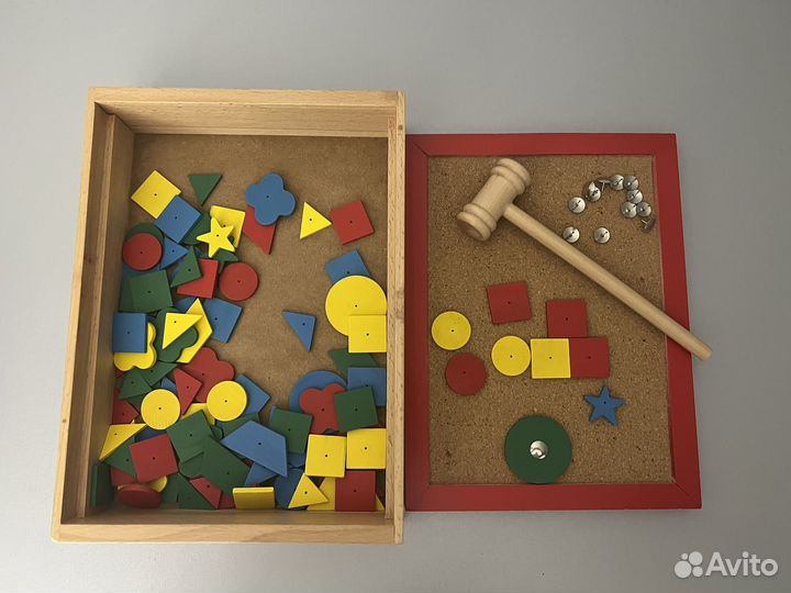 Настольная игра мозайка из дерева