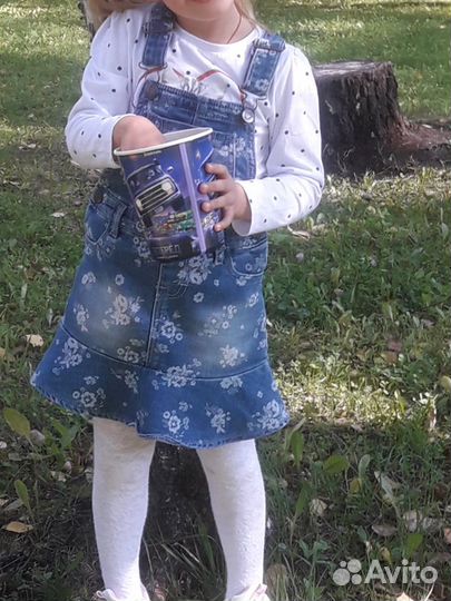 Джинсовый сарафан,джинсовка