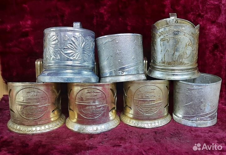 Подстаканники алюминиевые СССР
