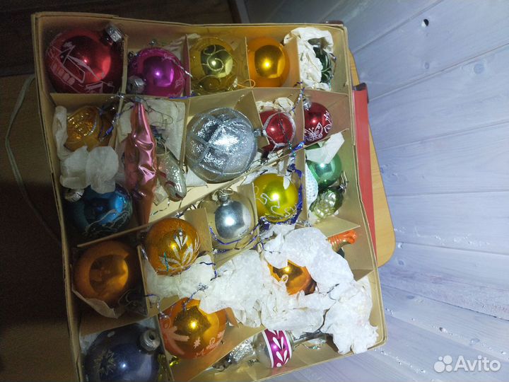 Ёлочные игрушки 50-80г