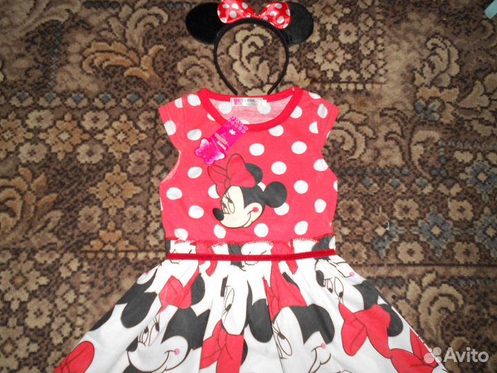 Праздничные комплекты Минни Мау, 3 мес. до 4 лет