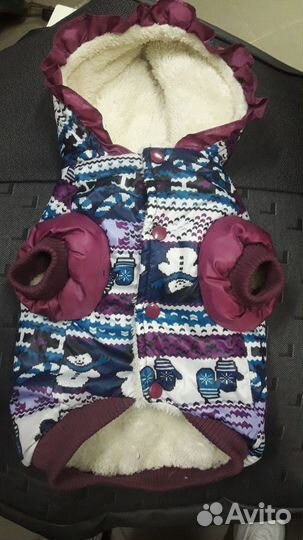 Теплая курточка для собачки