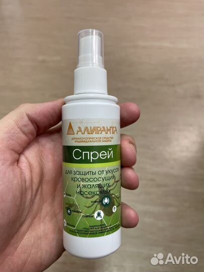 Спрей от клещей и насекомых