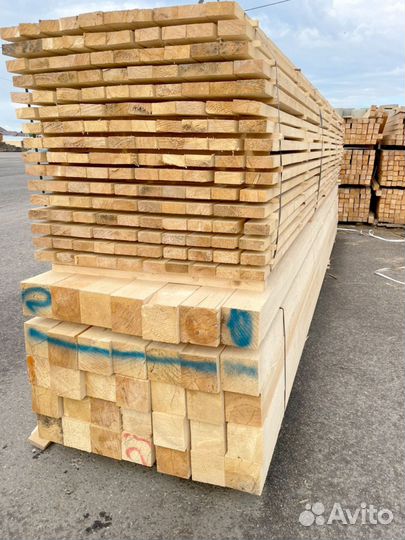 Доска обрезная 40х150х6000мм ГОСТ