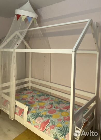 Детская кровать домик бу 180*90
