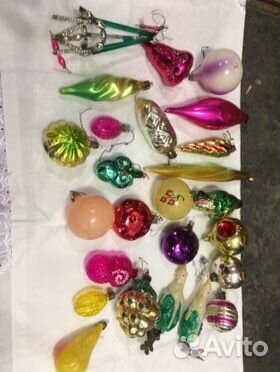 Елочные игрушки СССР