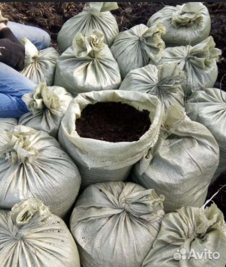 Навоз перегной в мешках