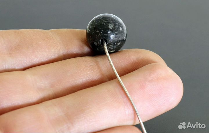 Кулон с метеоритом Царев