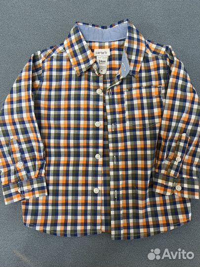 Рубашка для мальчика 86 92