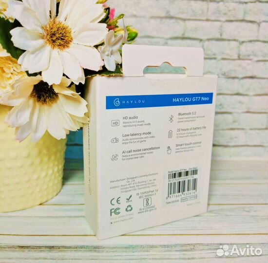 Беспроводные наушники Haylou GT7 Neo