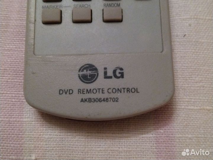 Пульт ду двд lg