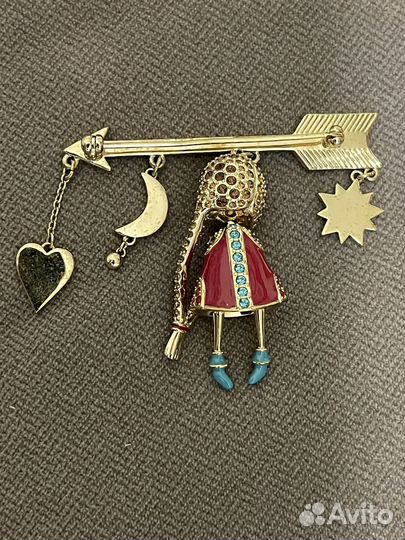 Swarovski брошь