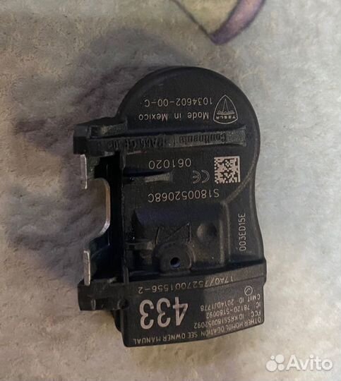 Датчики давления шин tesla