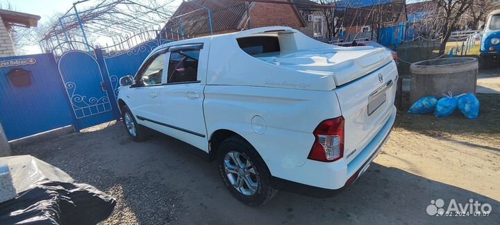 SsangYong Korando Sports 2.0 AT, 2012, 195 000 км