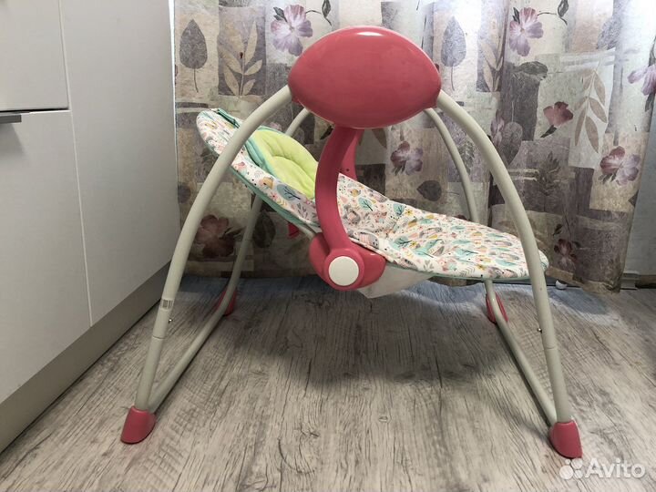 Качели электронные шезлонг babyton