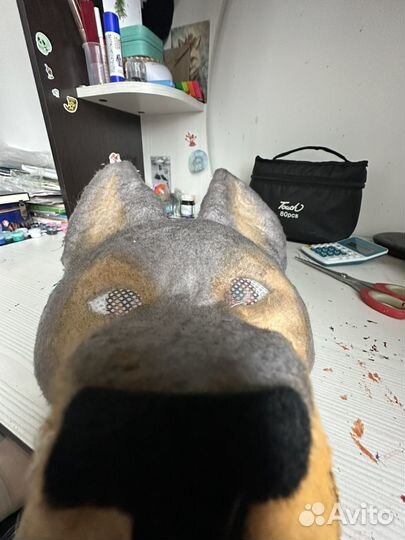 Маска для квадробики собака