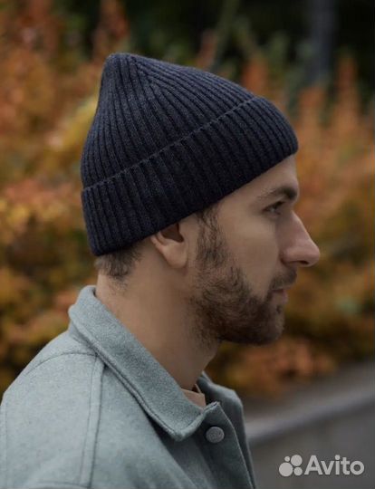 Новая мужская шапка бини