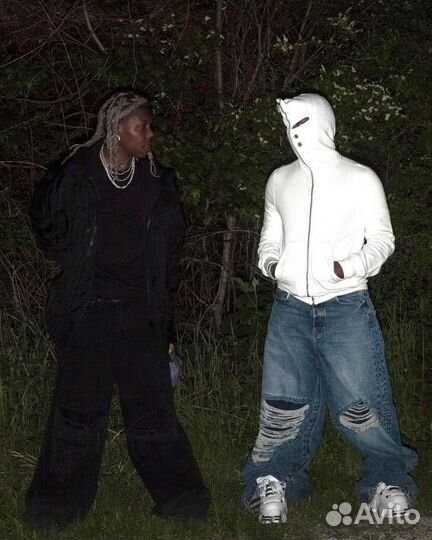 Зип худи rick owens balaclava