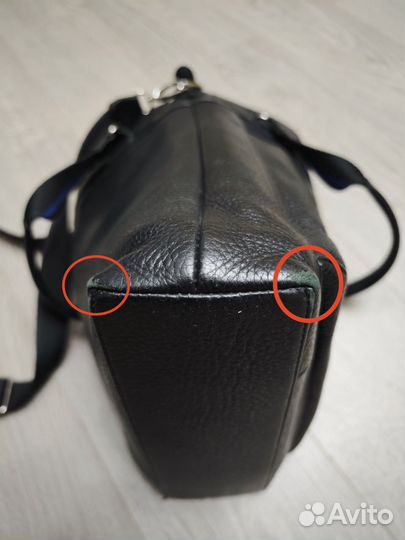 Мужская кожаная сумка бу