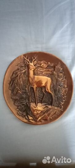 Настенное панно чеканка из металла