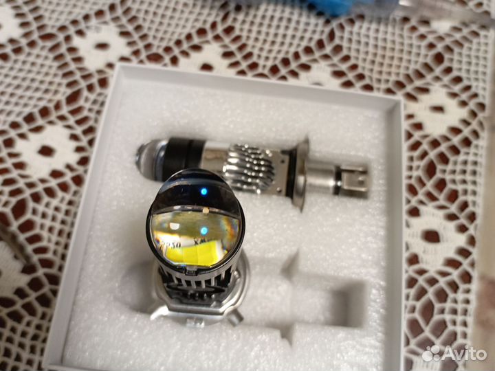 Светодиодные лампы LED h4 с линзой