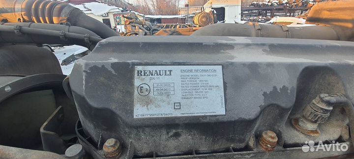 Renault Premium DXI Двигатель