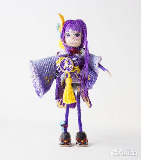 Райдэн геншин импакт. Ручная работа, крючком