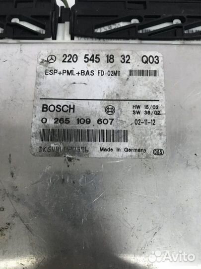 Блок управления ESP Mercedes-Benz S220 W220 M112