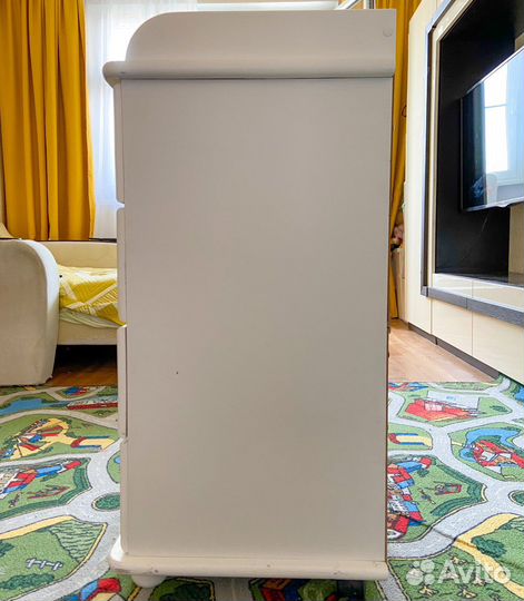 Комод детский белый из массива бука. Гайдылян