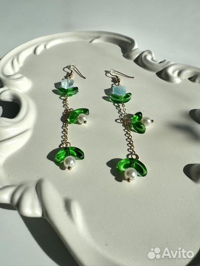 Серьги висячие