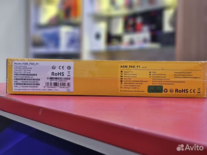 AGM PAD P1 защищенный планшет