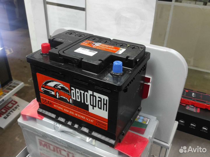 Аккумулятор для авто Автофан 55 пп