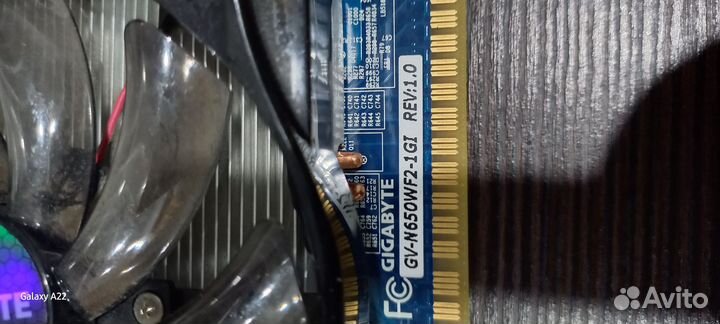 Видеокарта gigabyte gv-n650wf2-1gi