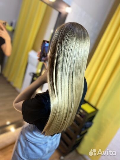Ботокс /кератиновое выпрямление/Прикорневой Объём