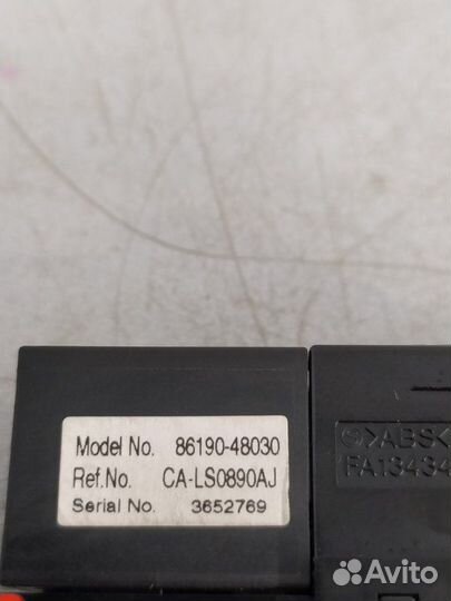 Разъем мультимедиа Toyota Land Cruiser 200 1VD-FTV