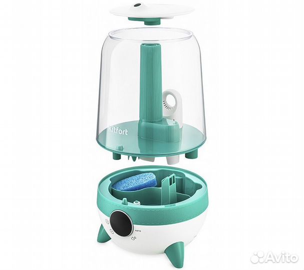 Увлажнитель воздуха Kitfort кт-2829-3 бело-бирюзов