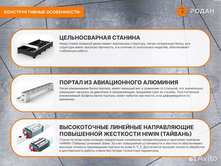 Оптоволоконный лазерный станок MT 1530 S (1000W)