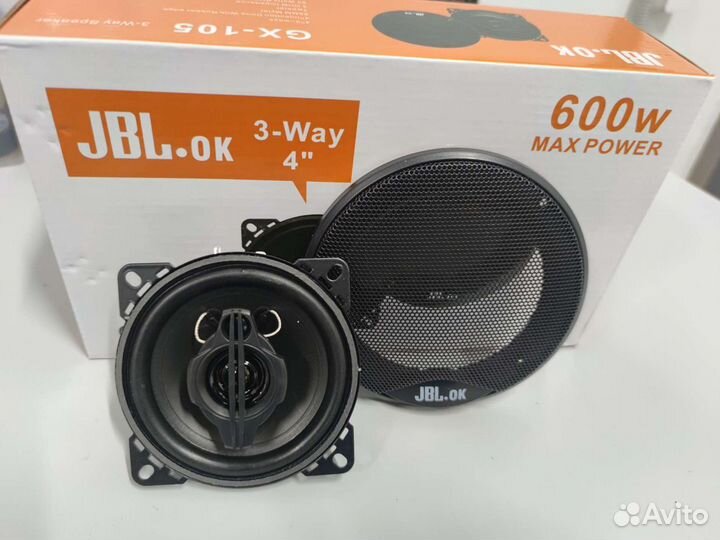 Акустика JBL'ok GX-105, 10 см, пара